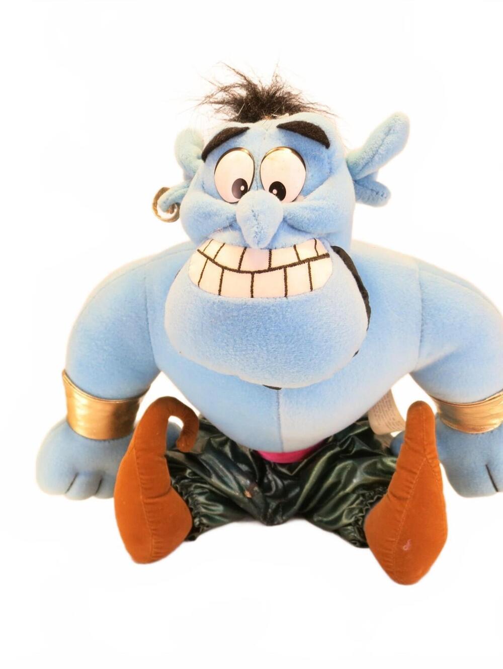 Damaged Vintage Disney Genie from Aladdin 12" Large Plush
